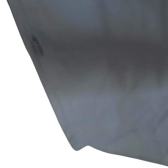 Athleta Womens Performance Oversize Button Up Heron Blue Poplin - Picture 4 of 8